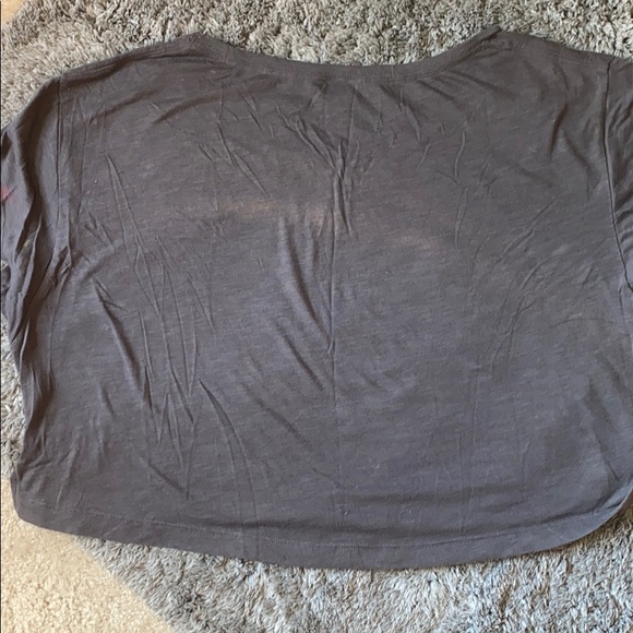 Gray “Love Pink” Oversized Sparkle Shirt - Picture 4 of 4